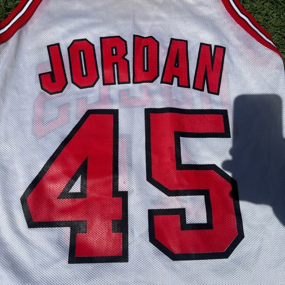 Vintage Champion Chicago Bulls Michael Jordan 45 Jersey - Picture 6 of 7